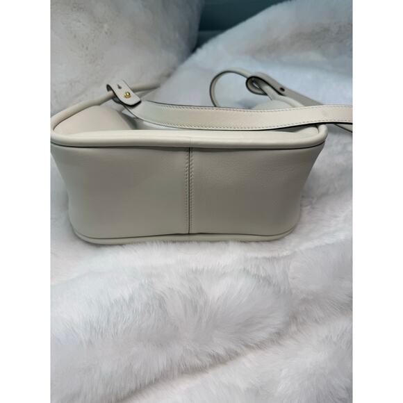 Prada Darling Leather Handbag – White Vitello Leather with Gold Hardware - Picture 9 of 9